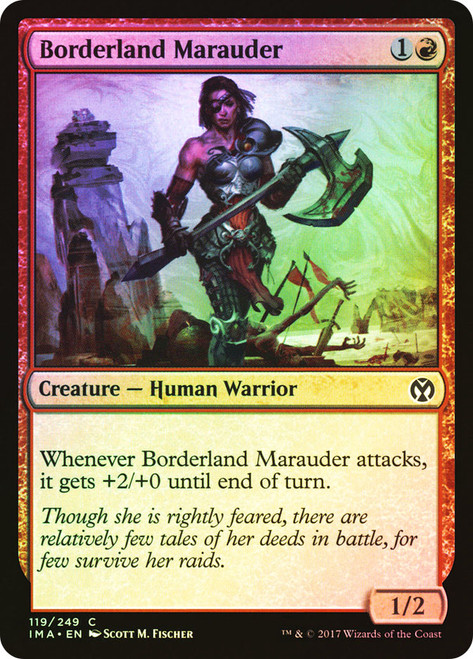 Borderland Marauder\nIconic Masters\nSingle\nMagic The Gathering