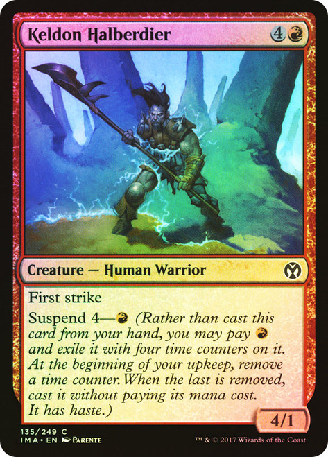 Keldon Halberdier\nIconic Masters\nSingle\nMagic The Gathering