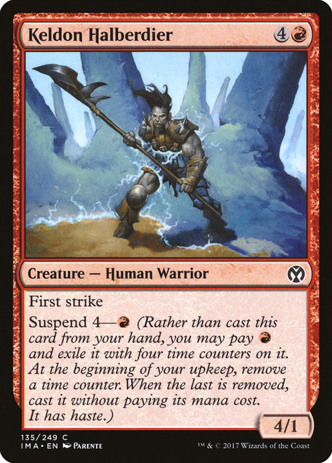 Keldon Halberdier\nIconic Masters\nSingle\nMagic The Gathering