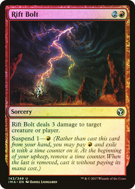 Rift Bolt\nIconic Masters\nSingle\nMagic The Gathering