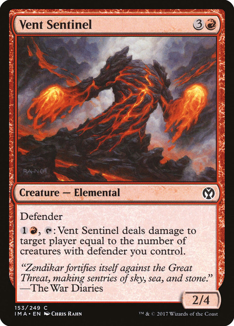 Vent Sentinel\nIconic Masters\nSingle\nMagic The Gathering