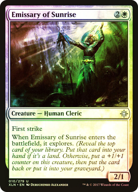 Emissary of Sunrise\nIxalan\nSingle\nMagic The Gathering