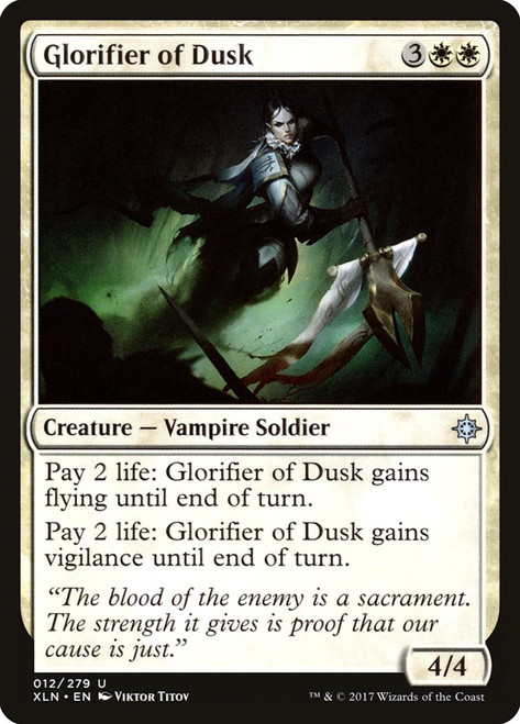 Glorifier of Dusk\nIxalan\nSingle\nMagic The Gathering