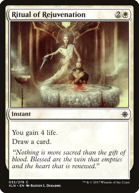 Ritual of Rejuvenation\nIxalan\nSingle\nMagic The Gathering