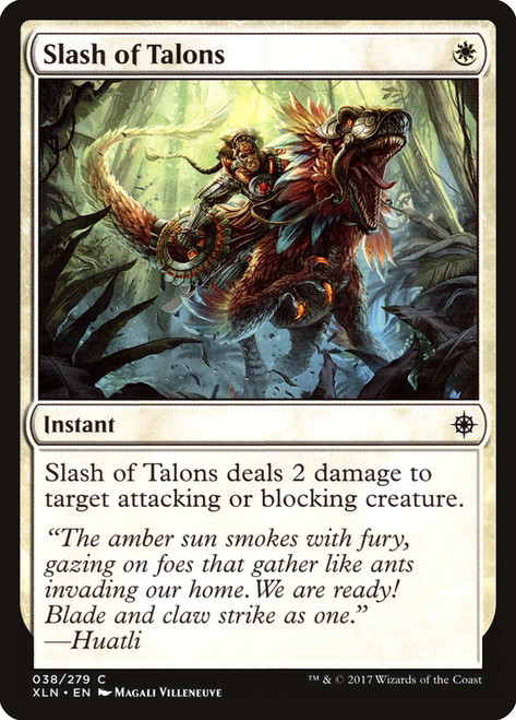 Slash of Talons\nIxalan\nSingle\nMagic The Gathering