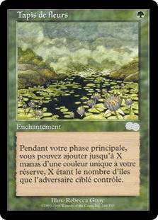 Carpet of Flowers
Urza's Saga - French
Single
Magic The Gathering