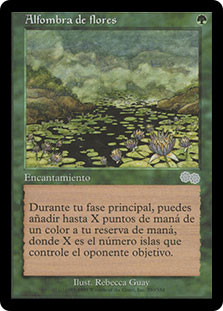 Carpet of Flowers
Urza's Saga - Spanish
Single
Magic The Gathering