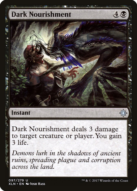 Dark Nourishment\nIxalan\nSingle\nMagic The Gathering