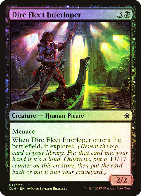 Dire Fleet Interloper\nIxalan\nSingle\nMagic The Gathering