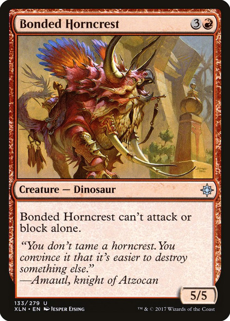 Bonded Horncrest\nIxalan\nSingle\nMagic The Gathering