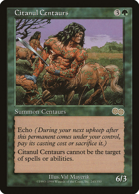 Citanul Centaurs\nUrza's Saga\nSingle\nMagic The Gathering