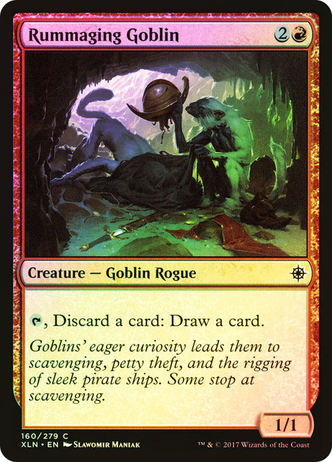 Rummaging Goblin\nIxalan\nSingle\nMagic The Gathering