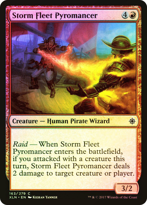 Storm Fleet Pyromancer\nIxalan\nSingle\nMagic The Gathering