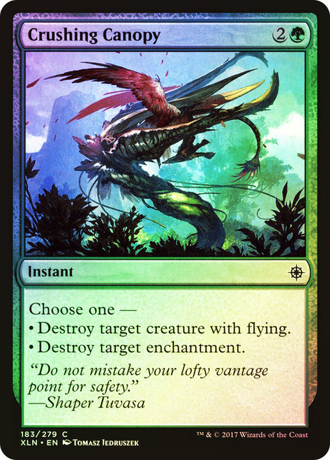 Crushing Canopy\nIxalan\nSingle\nMagic The Gathering