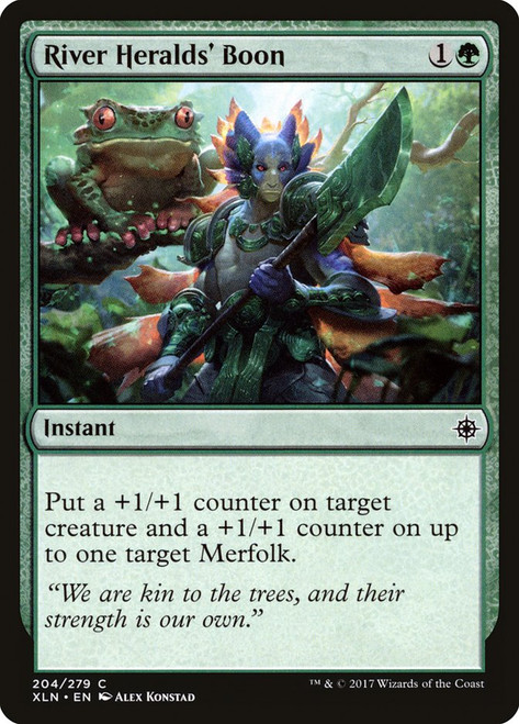 River Heralds' Boon\nIxalan\nSingle\nMagic The Gathering