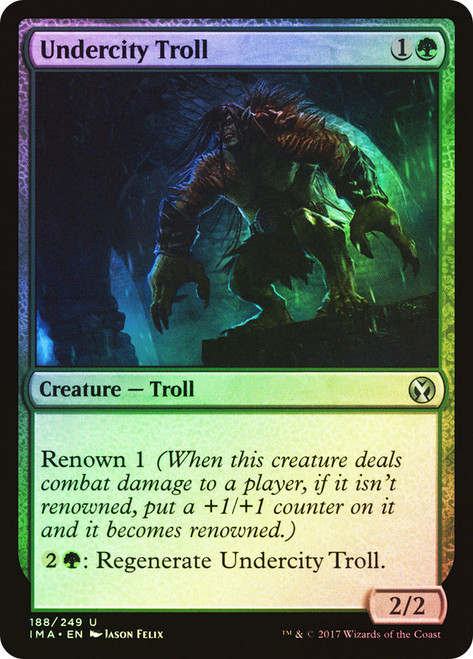 Undercity Troll\nIconic Masters\nSingle\nMagic The Gathering
