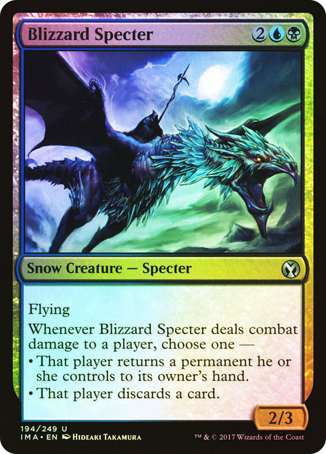 Blizzard Specter\nIconic Masters\nSingle\nMagic The Gathering