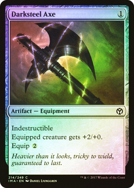 Darksteel Axe\nIconic Masters\nSingle\nMagic The Gathering