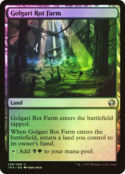 Golgari Rot Farm\nIconic Masters\nSingle\nMagic The Gathering