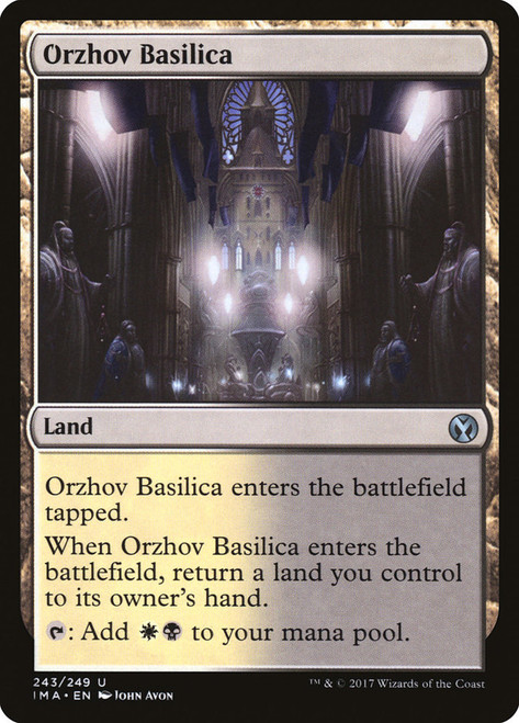 Orzhov Basilica\nIconic Masters\nSingle\nMagic The Gathering