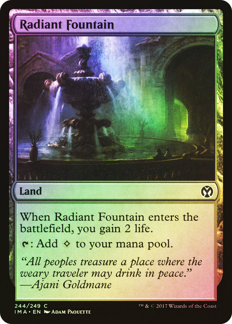 Radiant Fountain\nIconic Masters\nSingle\nMagic The Gathering