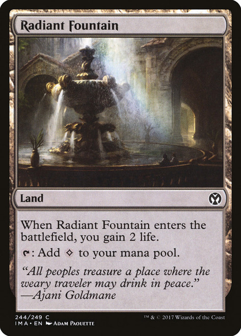 Radiant Fountain\nIconic Masters\nSingle\nMagic The Gathering