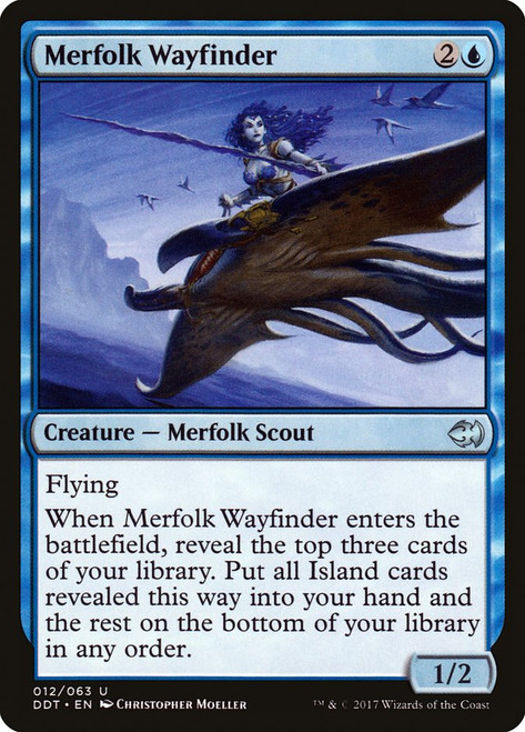 Merfolk Wayfinder\nDuel Decks: Merfolk vs. Goblins\nSingle\nMagic The Gathering
