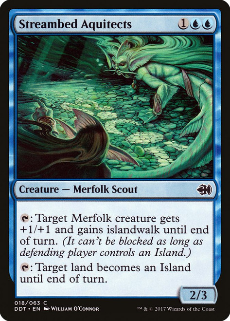 Streambed Aquitects\nDuel Decks: Merfolk vs. Goblins\nSingle\nMagic The Gathering