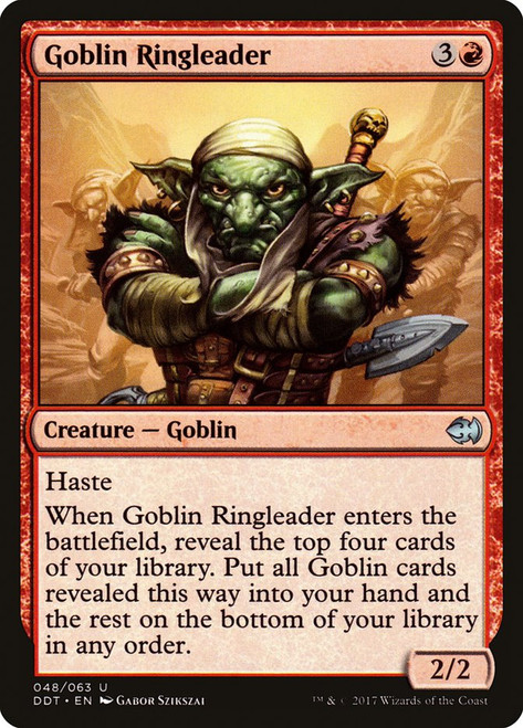 Goblin Ringleader\nDuel Decks: Merfolk vs. Goblins\nSingle\nMagic The Gathering
