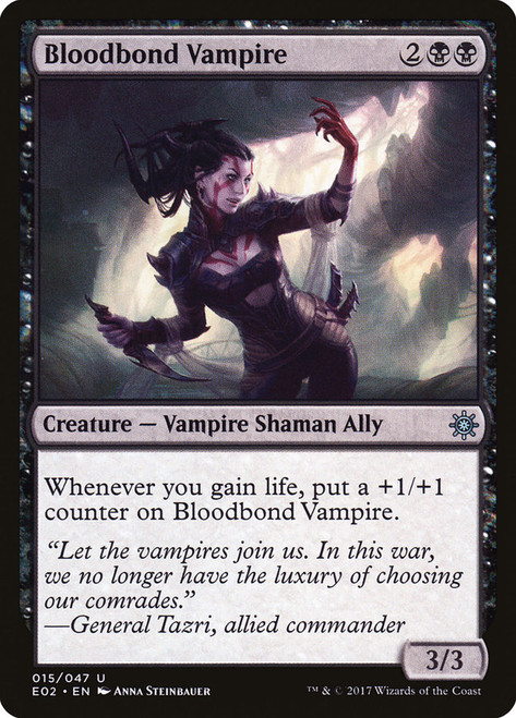 Bloodbond Vampire\nExplorers of Ixalan\nSingle\nMagic The Gathering