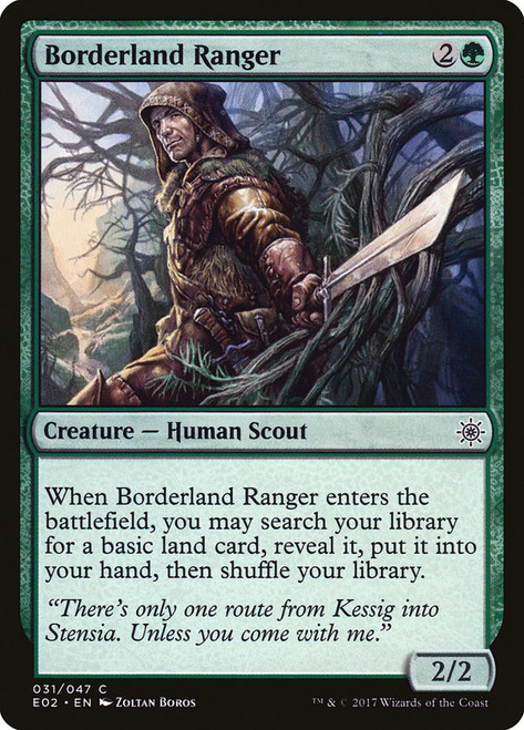 Borderland Ranger\nExplorers of Ixalan\nSingle\nMagic The Gathering