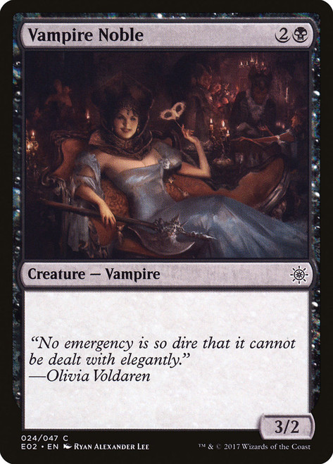 Vampire Noble\nExplorers of Ixalan\nSingle\nMagic The Gathering