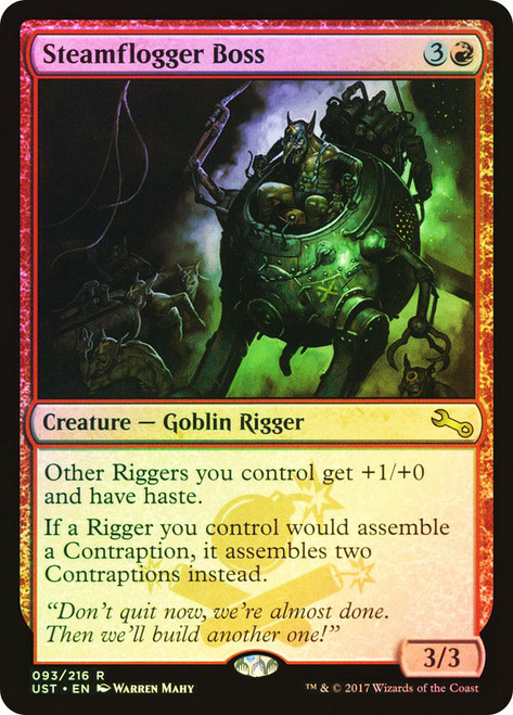 Steamflogger Boss\nUnstable\nSingle\nMagic The Gathering