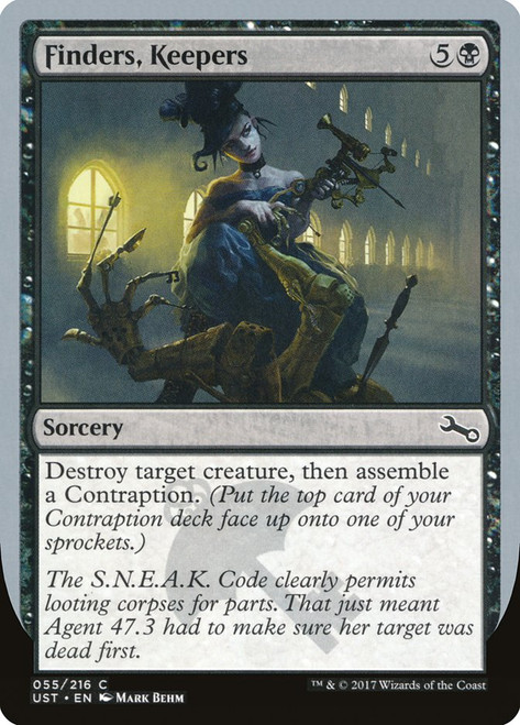 Finders, Keepers\nUnstable\nSingle\nMagic The Gathering