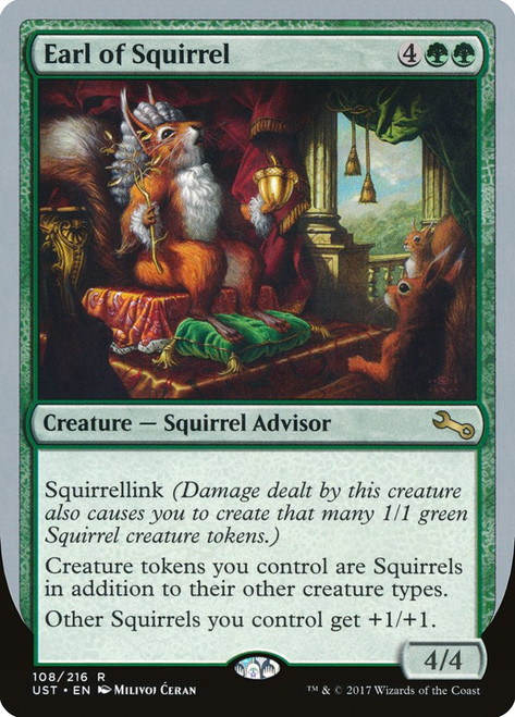Earl of Squirrel\nUnstable\nSingle\nMagic The Gathering
