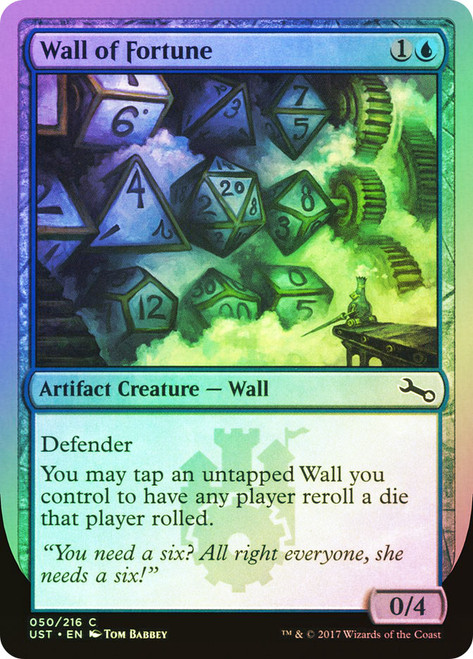 Wall of Fortune\nUnstable\nSingle\nMagic The Gathering