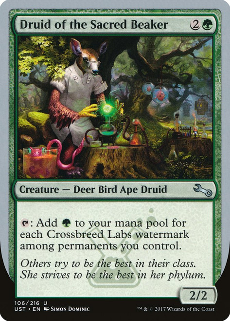 Druid of the Sacred Beaker\nUnstable\nSingle\nMagic The Gathering