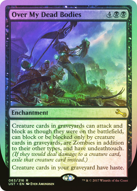 Over My Dead Bodies\nUnstable\nSingle\nMagic The Gathering