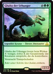 Ghalta, Primal Hunger
Rivals of Ixalan (Foil) - German
Single
Magic The Gathering