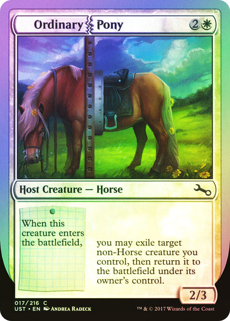 Ordinary Pony\nUnstable\nSingle\nMagic The Gathering