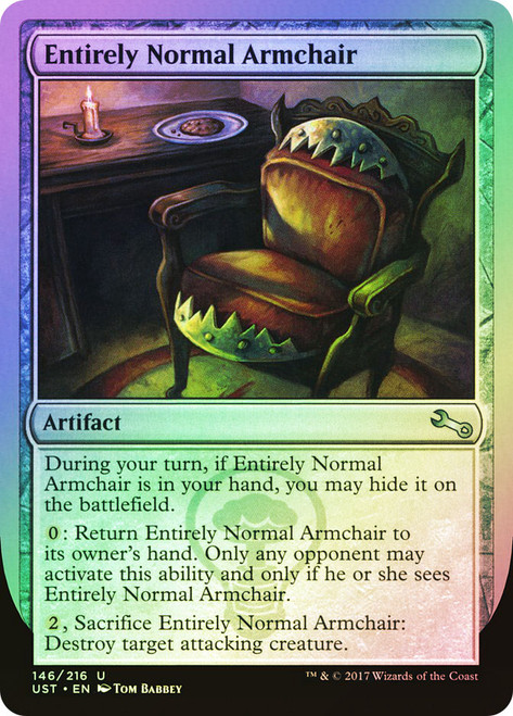 Entirely Normal Armchair\nUnstable\nSingle\nMagic The Gathering