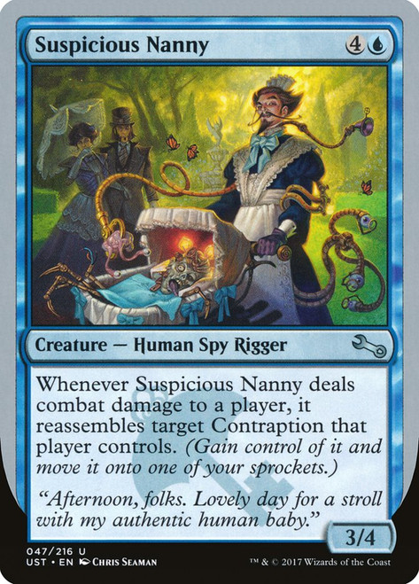 Suspicious Nanny\nUnstable\nSingle\nMagic The Gathering