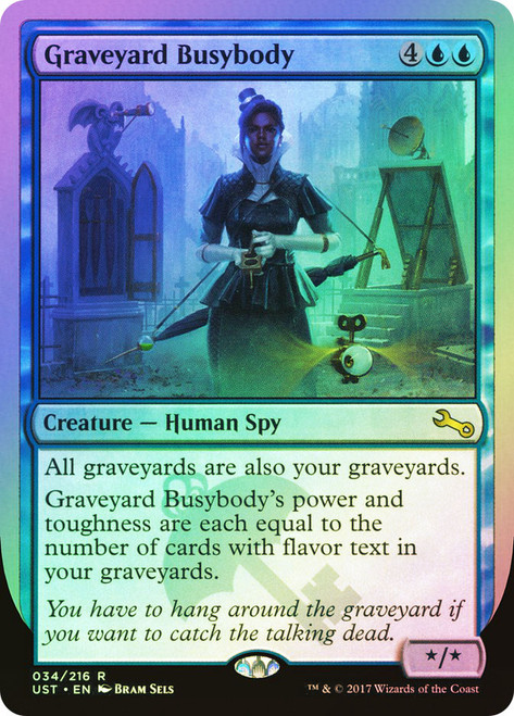 Graveyard Busybody\nUnstable\nSingle\nMagic The Gathering