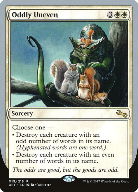 Oddly Uneven\nUnstable\nSingle\nMagic The Gathering