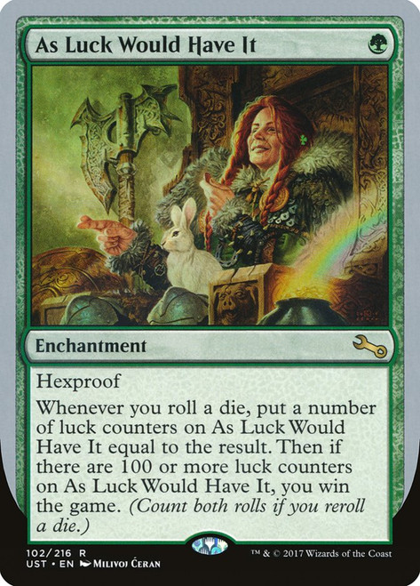 As Luck Would Have It\nUnstable\nSingle\nMagic The Gathering