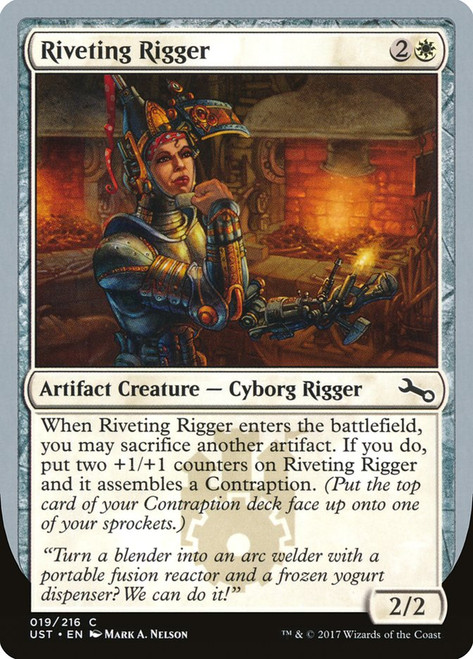 Riveting Rigger\nUnstable\nSingle\nMagic The Gathering