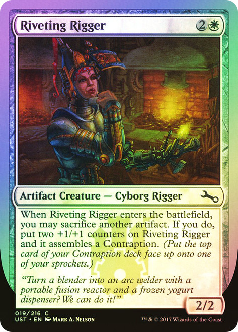 Riveting Rigger\nUnstable\nSingle\nMagic The Gathering