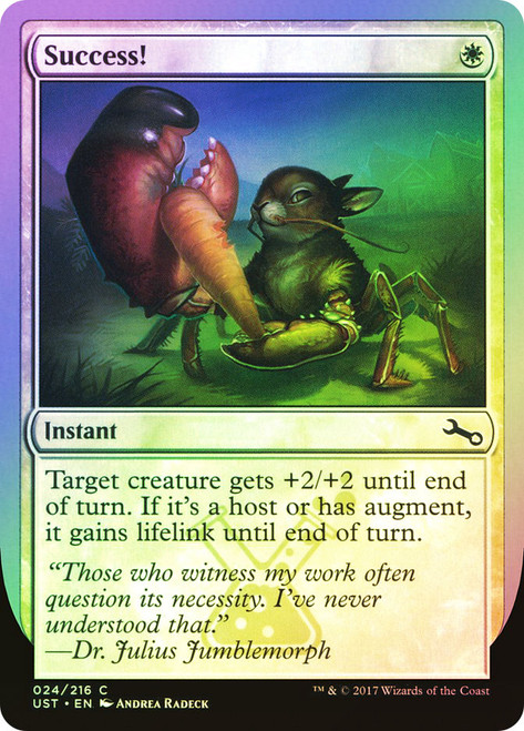 Success!\nUnstable\nSingle\nMagic The Gathering