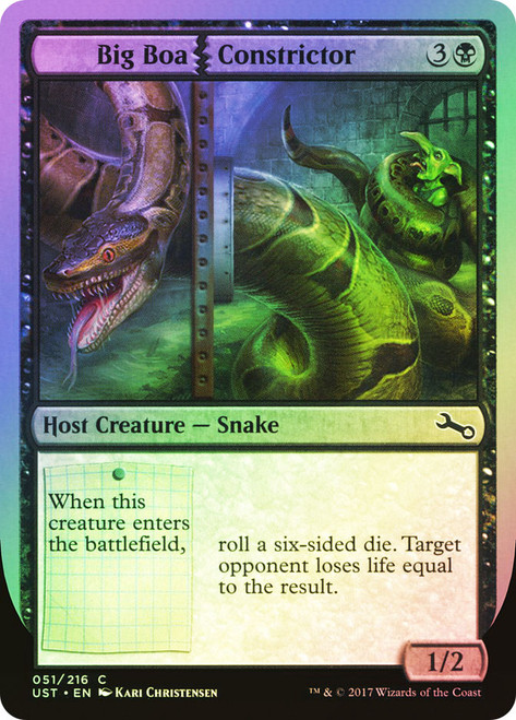 Big Boa Constrictor\nUnstable\nSingle\nMagic The Gathering