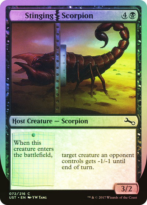Stinging Scorpion\nUnstable\nSingle\nMagic The Gathering